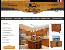 Tablet Screenshot of amishfurnitureconnections.com